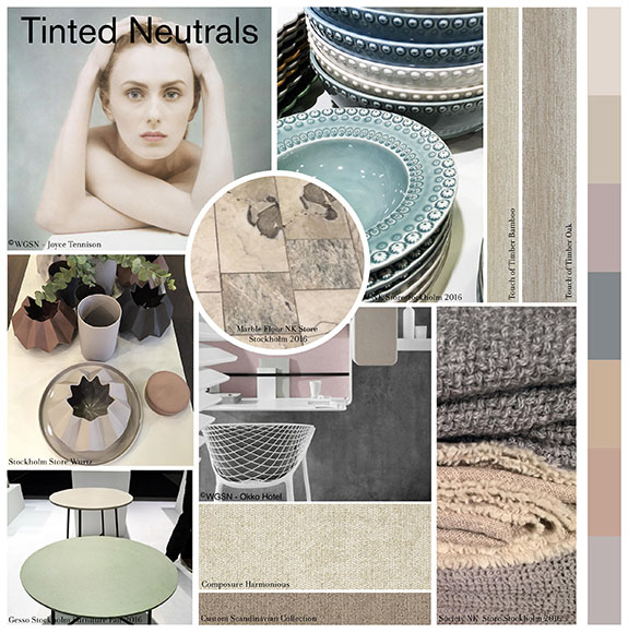 tinted neutrals collage
